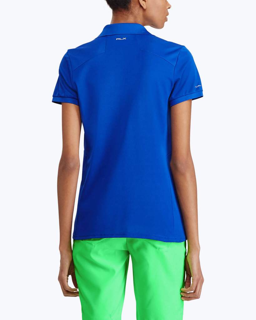 Tailored Fit Mesh-Panel Polo